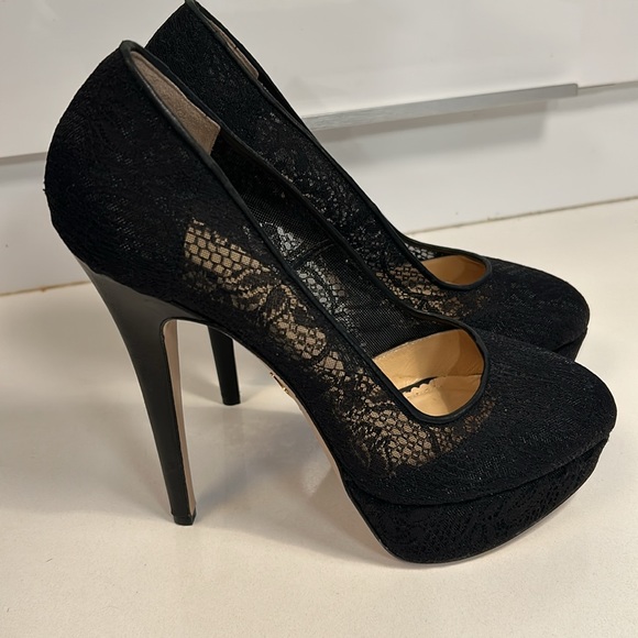 NWOT CHARLOTTE OLYMPIA Gothic Immodesty platform pumps. Size 40 (size 9) - Picture 2 of 8